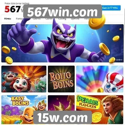 Variedade de jogos oferecidos pelo 567win.com